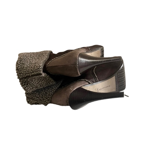 MAX STUDIO Bootie/Mid-Calf Boot Faux Shearling - Picture 15 of 15